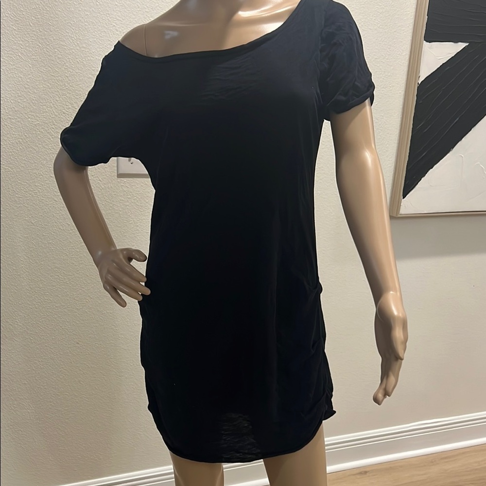 Rachel Roy Black Off-Shoulder Dress